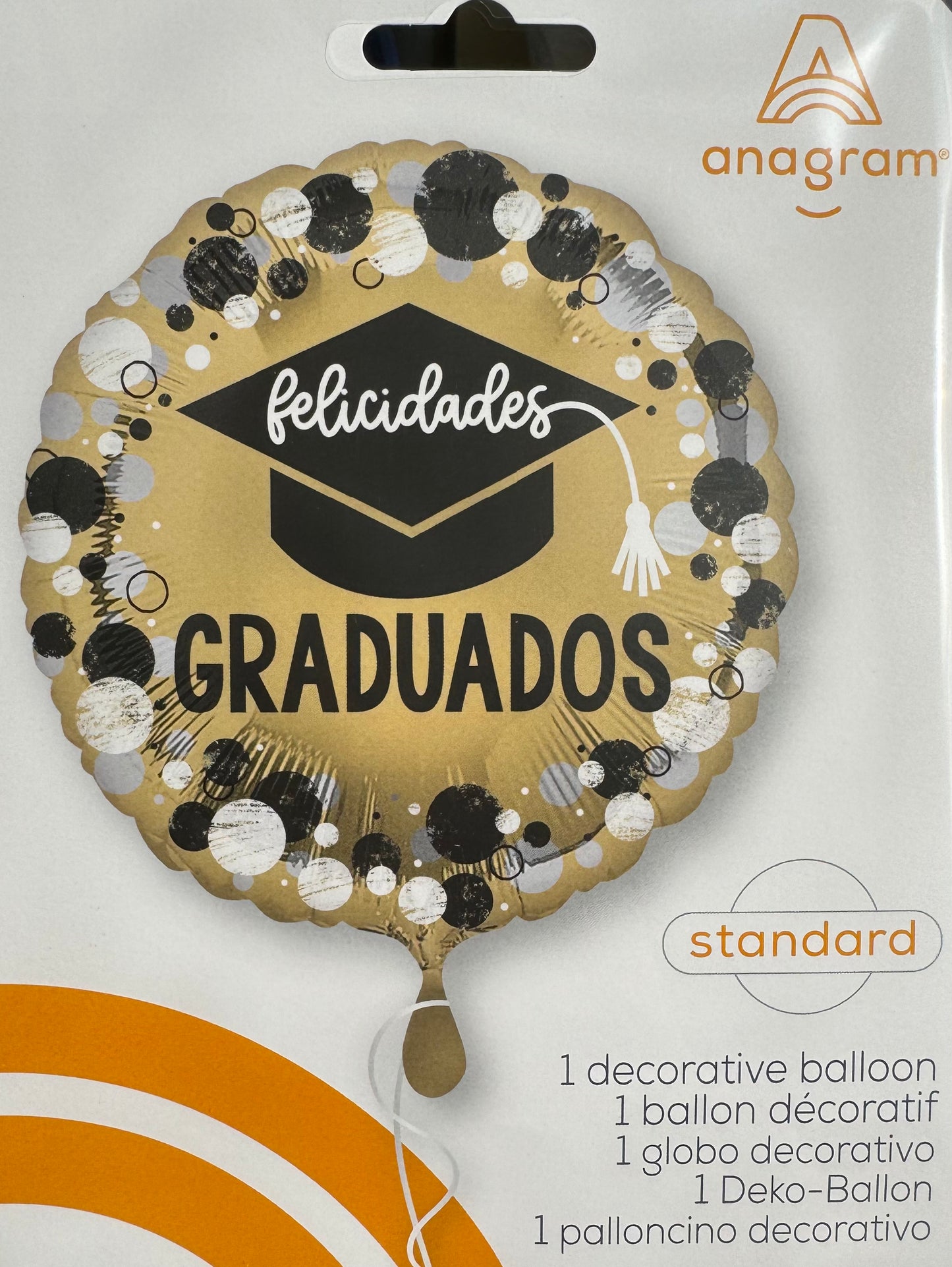 Standard Felicidades Graduados Mylar Balloon