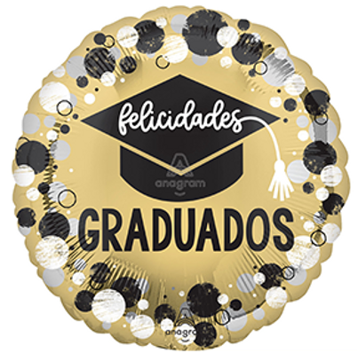 Standard Felicidades Graduados Mylar Balloon