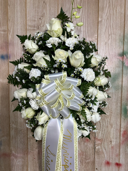 Traditional Funeral Flower Arrangement