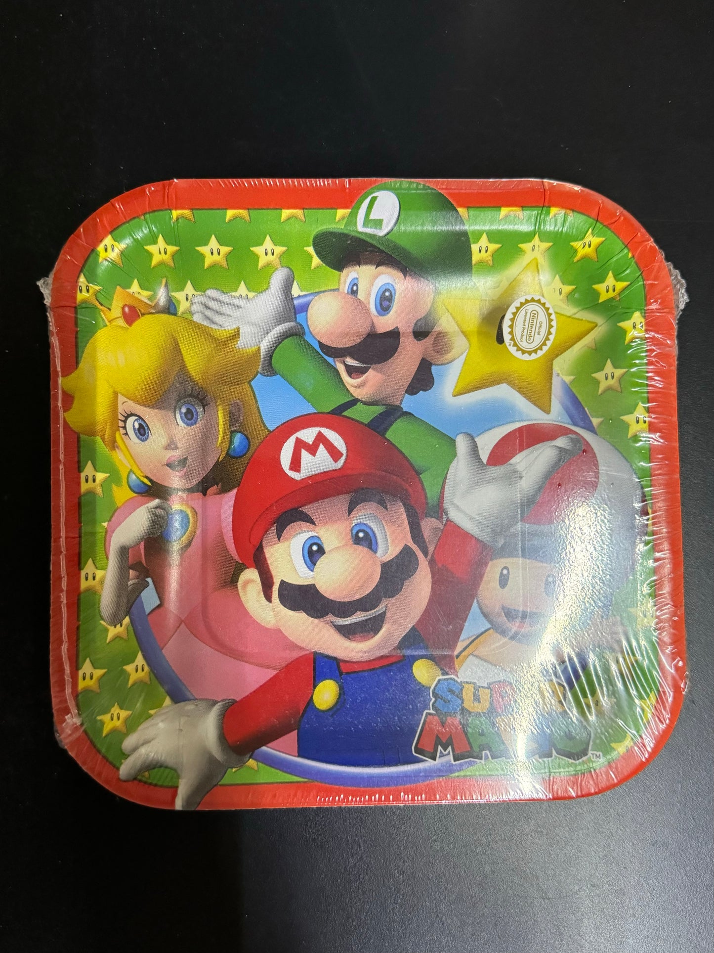 Super Mario Birthday Plates