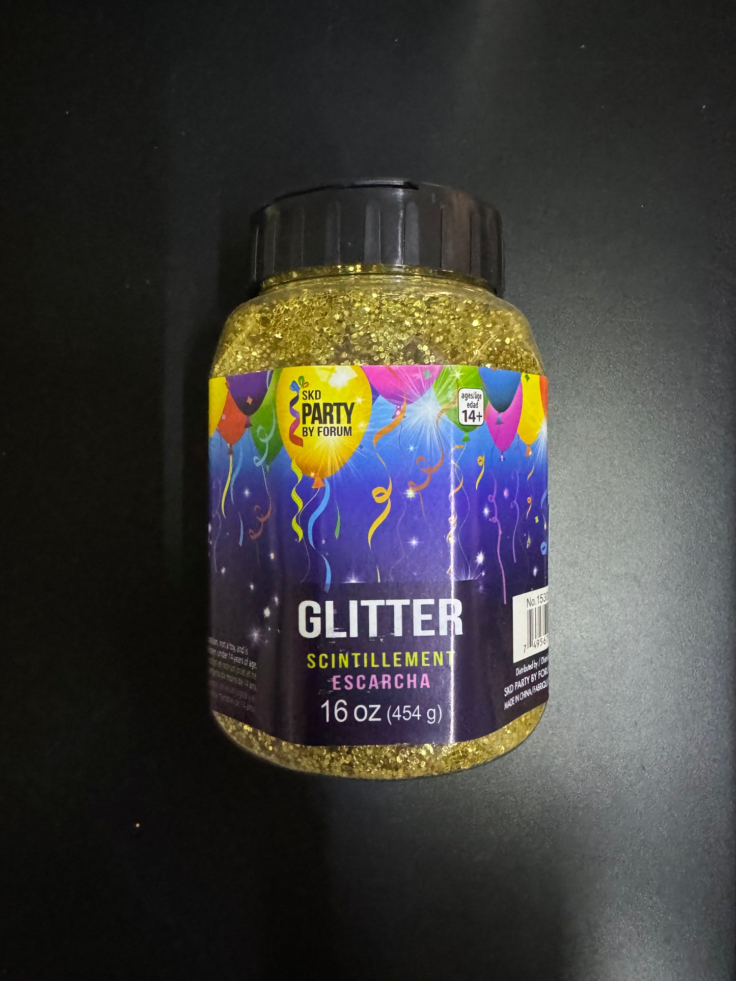 Gold Glitter 16oz