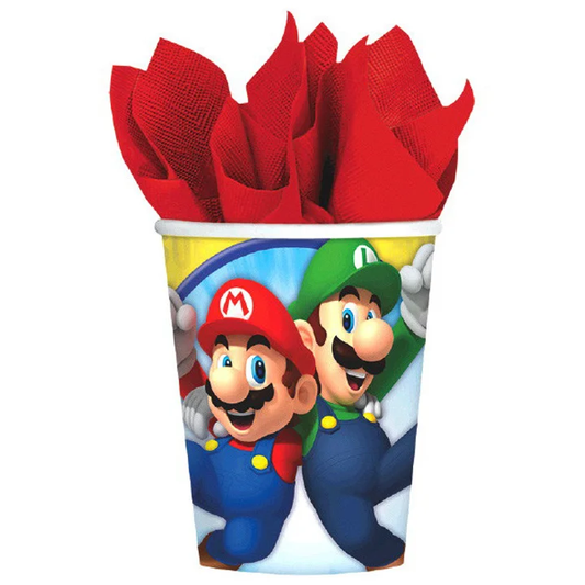 Super Mario Birthday Cups