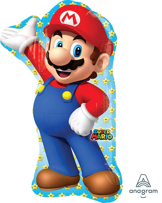 Super Marios SuperShape Mylar Balloon