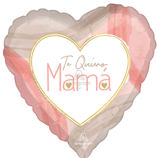 "Te Quiero Mamá" Mylar Balloon