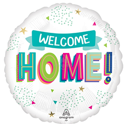 Welcome Home Mylar Balloon